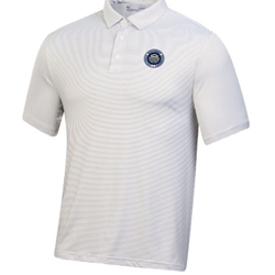 T2 Green Bridge Stripe Polo White