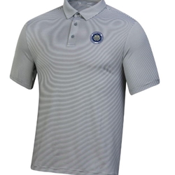 T2 Green Bridge Stripe Polo Gray