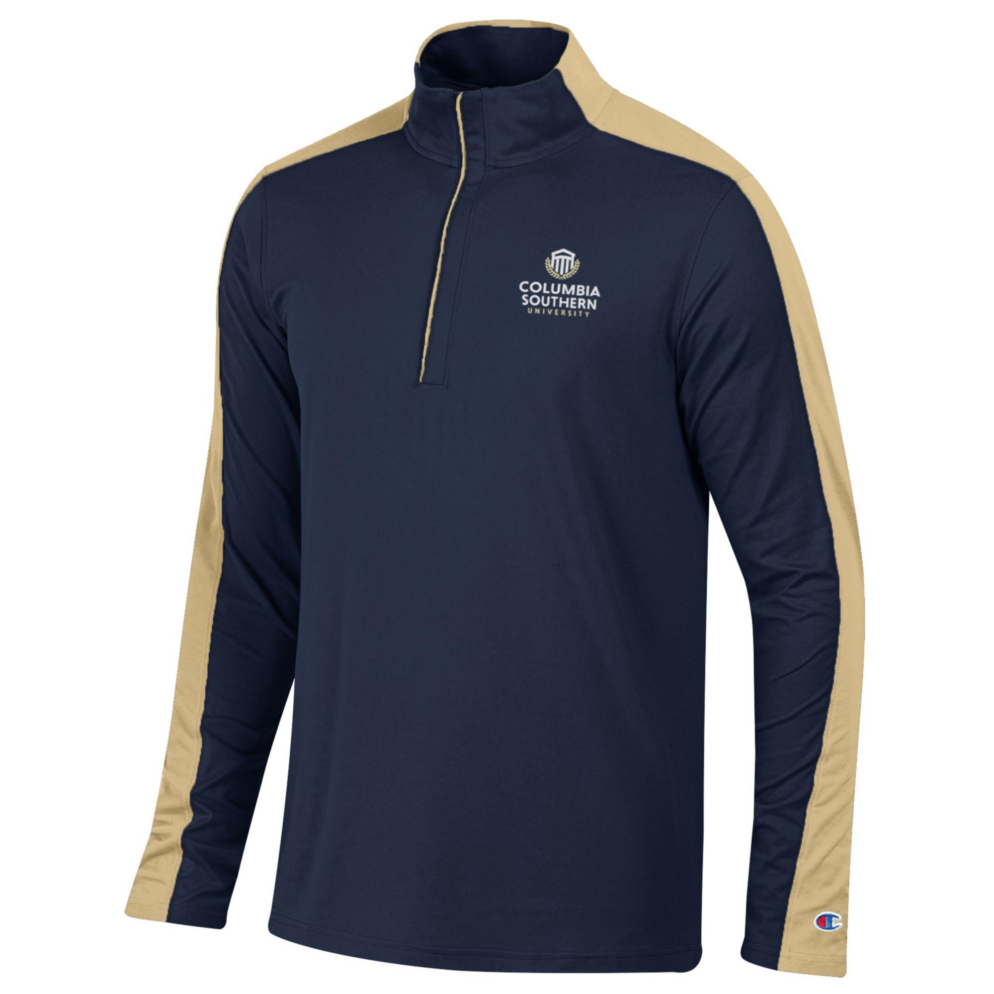 Champions Navy & Gold 1/4 Zip | 9316 | Columbia Southern University