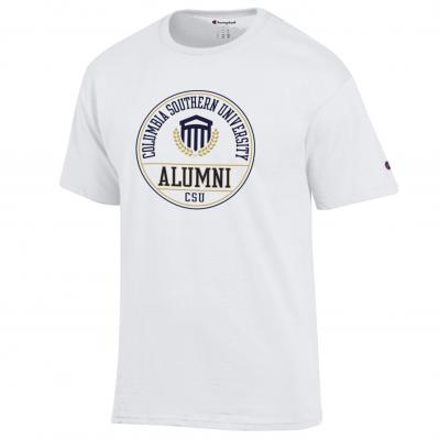 Alumni Circle White Short Sleeve Tee