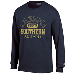 Alumni Navy & Gold Knights Long Sleeve Tee