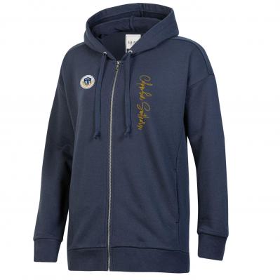 Navy Full Zip Hood with Pockets