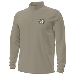 UA Motion 1/4 Zip Taupe Heather