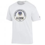 Alumni Circle White Short Sleeve Tee