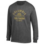Alumni Shield Granite Heather Long Sleeve