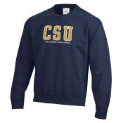Navy Big Cotton Crew